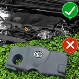 For 2018 - 2020 Toyota Camry 2.5L / 4-Cylinder Engine Cover Trim- Real Carbon Fiber