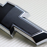 For 2015-2020 Chevrolet Tahoe Suburban Black Front Grille Bowtie Emblems