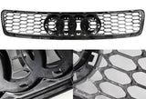 RS4 Style For 1996 - 2001 Audi A4 / S4 / B5 Front Honeycomb Grille Grill -Black ABS