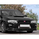 For 1997 1998 1999 2000 2001 Subaru Impreza 6th Front Bumper Grille Grill Mesh Kit Glossy Black