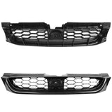 For 1997 1998 1999 2000 2001 Subaru Impreza 6th Front Bumper Grille Grill Mesh Kit Glossy Black