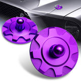 Universal JDM Aluminum Racing Bonnet Hood Pin Lock Kit -Purple
