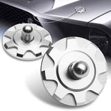 Universal JDM Aluminum Racing Bonnet Hood Pin Lock Kit -Silver