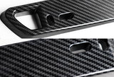 JDM Style Front License Plate Holder Relocation Bracket -Carbon Fiber Look