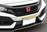JDM Style Front License Plate Holder Relocation Bracket -Golden Carbon Fiber Look