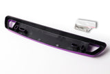 JDM Style Front License Plate Holder Relocation Bracket -Purple Carbon Fiber Look