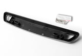 JDM Style Front License Plate Holder Relocation Bracket -Silver Carbon Fiber Look