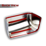 Side View Half Mirror Covers Cap For 2008-2016 Ford F-250 F-350 F-450 F-550 Super Duty -Chrome ABS