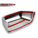 Side View Half Mirror Covers Cap For 2015-2020 Chevy Tahoe Suburban GMC Yukon XL -Chrome ABS