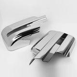 Side View Mirror Covers Cap For 2009-2014 Ford F-150 W/Turn Signal Cut -Chrome ABS