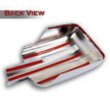 Side View Mirror Covers Cap For 2009-2014 Ford F-150 W/Turn Signal Cut -Chrome ABS