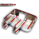 Side View Mirror Covers Cap For 2008 - 2016 Ford F-250 F-350 F-450 F-550 Super Duty -Chrome ABS W/ Turn Signal Hole