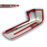 Side View Half Mirror Covers Cap For 2019-2025 Chevy Silverado / GMC Sierra 1500 -Chrome ABS