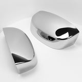 Side View Top Half Mirror Covers Cap For 2007 - 2013 Chevrolet Silverado Suburban Tahoe Avalanche / GMC Yukon Sierra -Chrome ABS