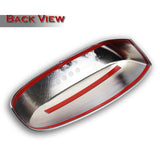 Side View Top Half Mirror Covers Cap For 2007 - 2013 Chevrolet Silverado Suburban Tahoe Avalanche / GMC Yukon Sierra -Chrome ABS