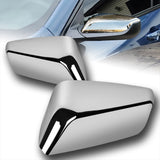 Side View Half Mirror Covers Cap For 2016-2025 Chevy Malibu -Chrome ABS W/ Turn Signal Cut