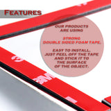 Side View Tow Mirror Covers Cap For 2016 - 2024 Nissan Titan XD-Chrome ABS W/ Turn Signal Cut