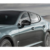 Side View Mirror Covers Cap Trim For 2018-2023 Kia Stinger -Real Carbon Fiber