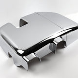 For 2017 - 2021 Ford F250 F350 F450 Super Duty Chrome Side Towing Mirror Cover Caps -With Turn Signal Hole