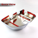 For 2017 - 2021 Ford F250 F350 F450 Super Duty Chrome Side Towing Mirror Cover Caps -With Turn Signal Hole