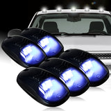 5pcs Smoke Lens LED Cab Roof Running Lights For Trucks & SUVs –White Strobe Warning