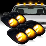5pcs Smoke Lens LED Cab Roof Running Lights For Trucks & SUVs –Amber Strobe Warning