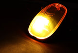 5pcs Amber Lens LED Cab Roof Running Lights For Trucks & SUVs –White Strobe Warning