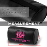 JUNCTION PRODUCE JP VIP Set Car Neck Rest Pillow Headrest Pink + SW Charm Kin Tsuna Rope