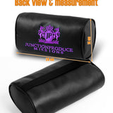 X2 Purple Embroidery Car Neck Rest Pillow Headrest Cushion JP JUNCTION PRODUCE VIP
