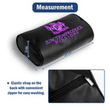 JUNCTION PRODUCE JP VIP Set Car Neck Rest Pillow Headrest PURPLE + GW Charm Kin Tsuna Rope