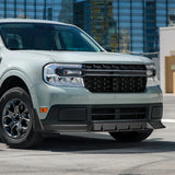 STP-Style For 2022 - 2024 Ford Maverick Front Bumper Splitter Spoiler Lip 5PCS -Unpainted Matte Black