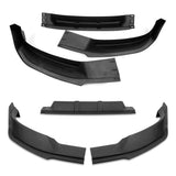 STP-Style For 2021-2023 Ford F150 Front Bumper Splitter Spoiler Lip 3PCS -Unpainted Black