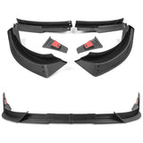 STP Style For 2013 - 2018 Ram 1500 / 2019 - 2024 Ram 1500 Classic Front Bumper Lip Spoiler Splitter -Unpainted Black