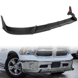 STP Style For 2013 - 2018 Ram 1500 / 2019 - 2024 Ram 1500 Classic Front Bumper Lip Spoiler Splitter -Unpainted Black