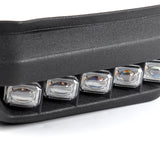 W-power STP-Style For 2014-2021 Toyota Tundra Front Bumper Lower Lip Splitter With LED Sequential Light -Unpainted Matte Black