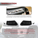 W-power STP-Style For 2014-2021 Toyota Tundra Front Bumper Lower Lip Splitter With LED Sequential Light -Unpainted Matte Black