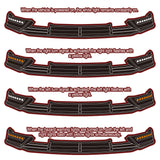 STP-Style For 2018 2019 2020 Ford F-150 Front Bumper Lip Splitter With LED Sequential Light -Unpainted Matte Black