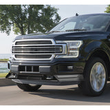 STP-Style For 2018 2019 2020 Ford F-150 Front Bumper Lip Splitter -Unpainted Matte Black