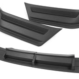 STP-Style For 2018 2019 2020 Ford F-150 Front Bumper Lip Splitter -Unpainted Matte Black