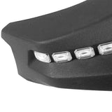 W-power STP-Style For 2024 2025 2026 2027 Toyota Tacoma Front Bumper Lower Lip Splitter With LED Sequential Light -Unpainted Matte Black
