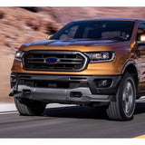 STP-Style For 2019 2020 2021 2022 2023 Ford Ranger Front Bumper Lip Splitter -Unpainted Matte Black
