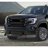 STP-Style For 2019 2020 2021 GMC Sierra 1500 Front Bumper Lip Splitter -Unpainted Matte Black