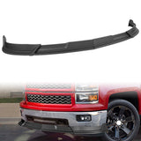 STP-Style For 2014-2015 Chevrolet Chevy Silverado 1500 Front Bumper Lower Lip Splitter -Unpainted Matte Black