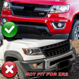 W-Power STP-Style For 2015-2020 Chevy Colorado Front Bumper Lower Lip Splitter With LED Sequential Running Light -Unpainted Matte Black