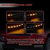 W-Power STP-Style For 2015-2020 Chevy Colorado Front Bumper Lower Lip Splitter With LED Sequential Running Light -Unpainted Matte Black