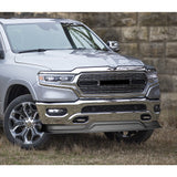 STP-Style For 2019-2024 Dodge Ram 1500 Trucks Front Bumper Lower Lip Splitter -Unpainted Matte Black