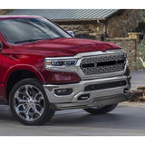 STP-Style For 2019-2024 Dodge Ram 1500 Trucks Front Bumper Lower Lip Splitter -Unpainted Matte Black