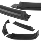 STP-Style For 2024 2025 2026 Ford F150 F-150 Front Bumper Lower Lip Splitter -Unpainted Matte Black