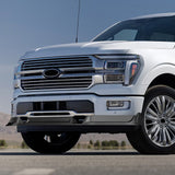 STP-Style For 2024 2025 2026 Ford F150 F-150 Front Bumper Lower Lip Splitter -Unpainted Matte Black