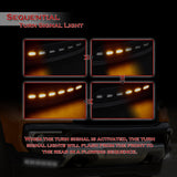 W-power STP-Style For 2021 2022 Chevy Colorado Front Bumper Lower Lip Splitter With LED Sequential Light -Unpainted Matte Black